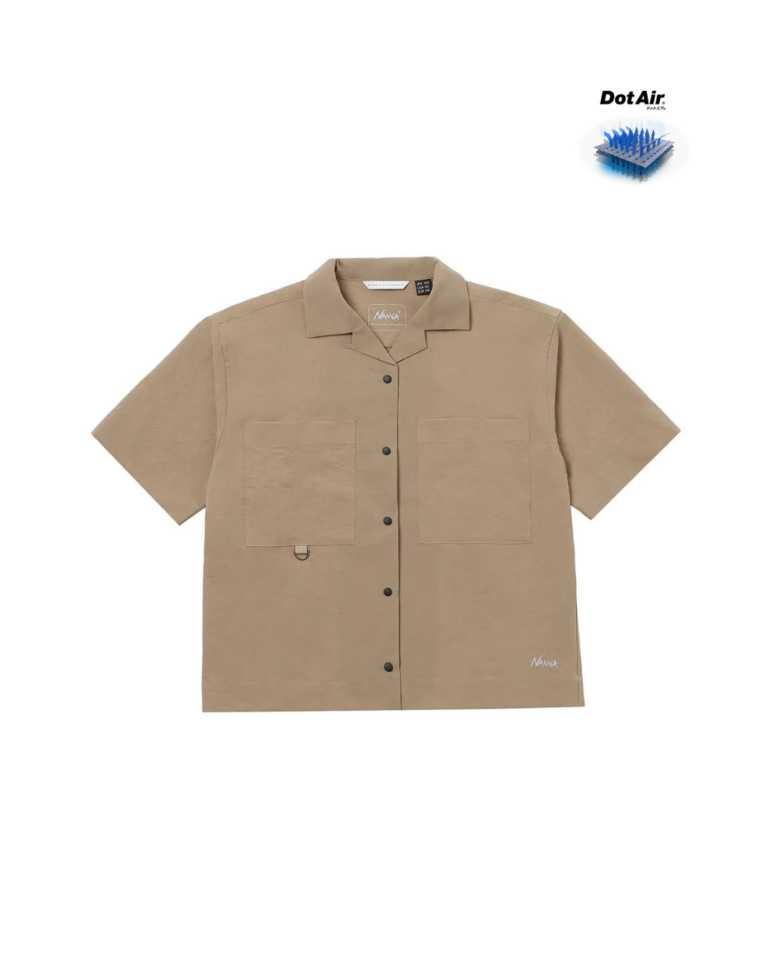 NANGA ナンガ / DOT AIR® COMFY S/S SHIRT W ドットエア コンフィー ショートスリーブシャツ (ウィメンズ)