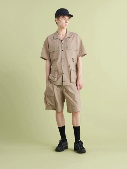 【SALE】NANGA ナンガ / AIR CLOTH UTILITY PK SHORT SLEEVE SHIRT エアクロスユーティリティーピーケースリーブシャツ