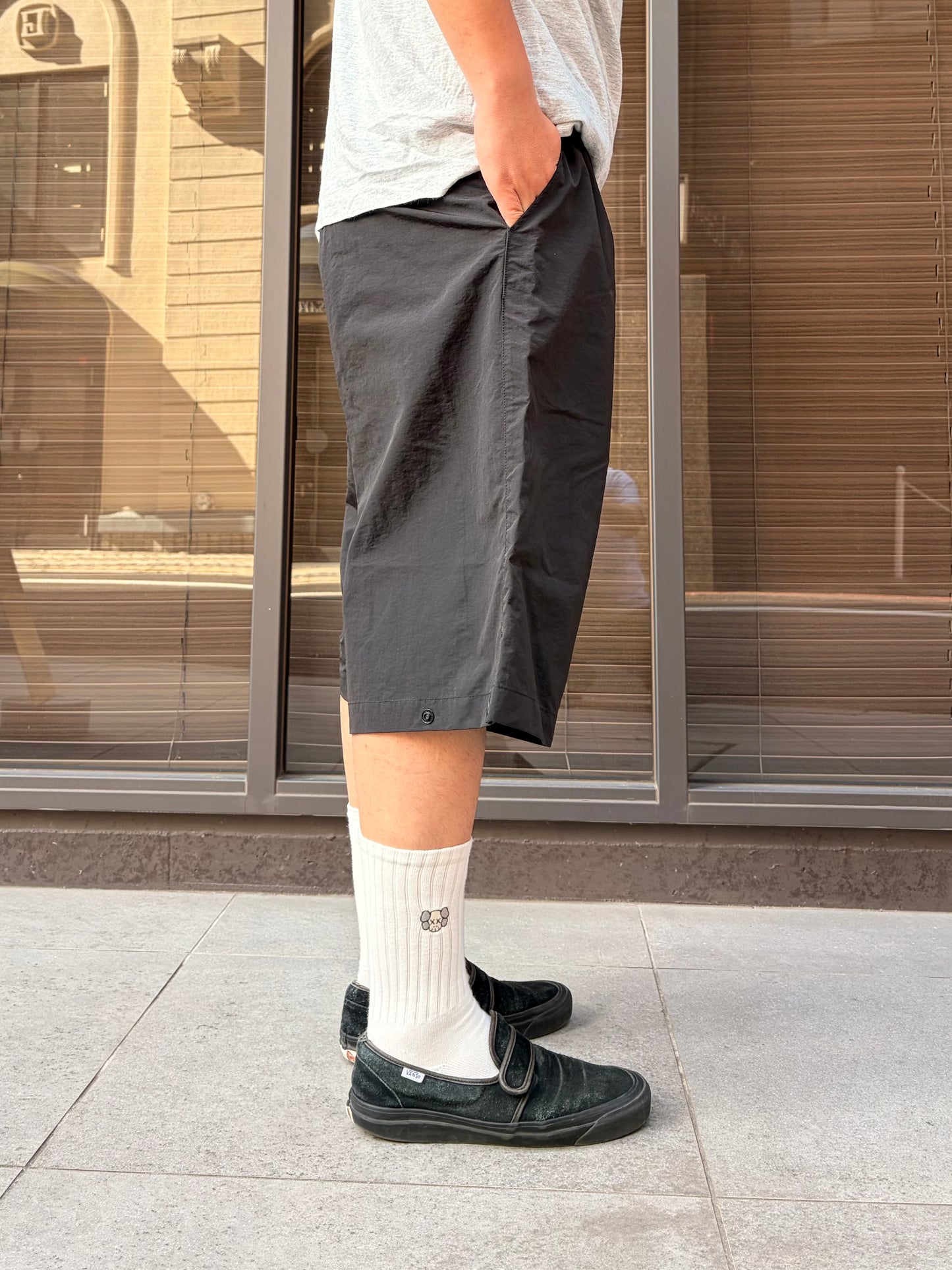 迷迭香 マンネンロウ /  NYLON HARVEST LOOSE SHORTS ナイロン ハーベスト ルーズ ショーツ