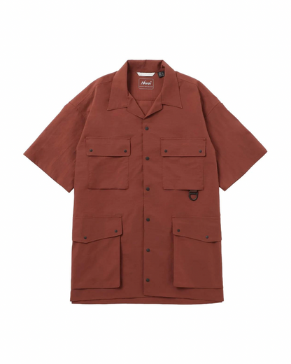 【SALE】NANGA ナンガ / AIR CLOTH UTILITY PK SHORT SLEEVE SHIRT エアクロスユーティリティーピーケースリーブシャツ