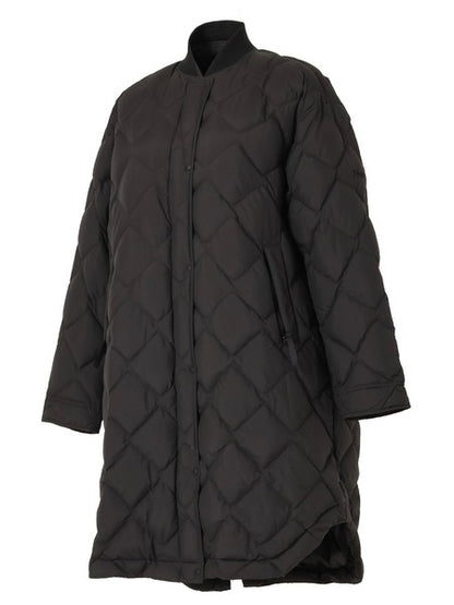 NANGA ナンガ / RIB COLLAR QUILTED DOWN COAT W(WOMEN) リブカラーキルティッド ダウンコート (ウィメンズ)