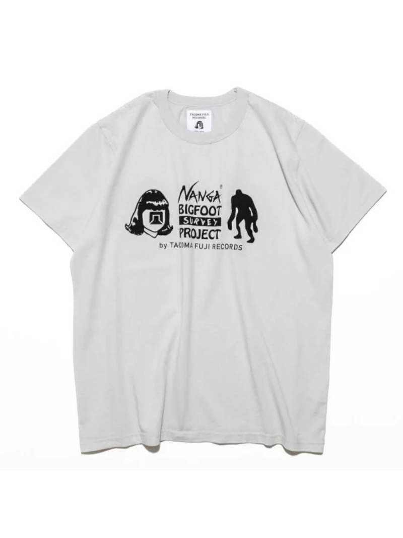 NANGA ナンガ / NANGA×TACOMA FUJI RECORDS BIGFOOT SURVEY PROJECT LOGO TEE / ナンガ×タコマフジレコード ビッグフットサーベイプロジェクト ロゴティー