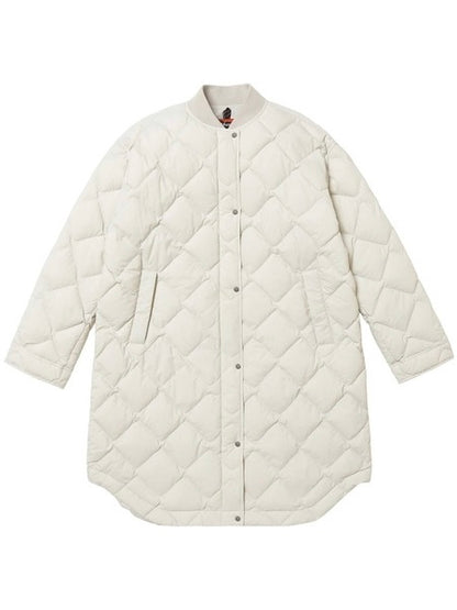 NANGA ナンガ / RIB COLLAR QUILTED DOWN COAT W(WOMEN) リブカラーキルティッド ダウンコート (ウィメンズ)