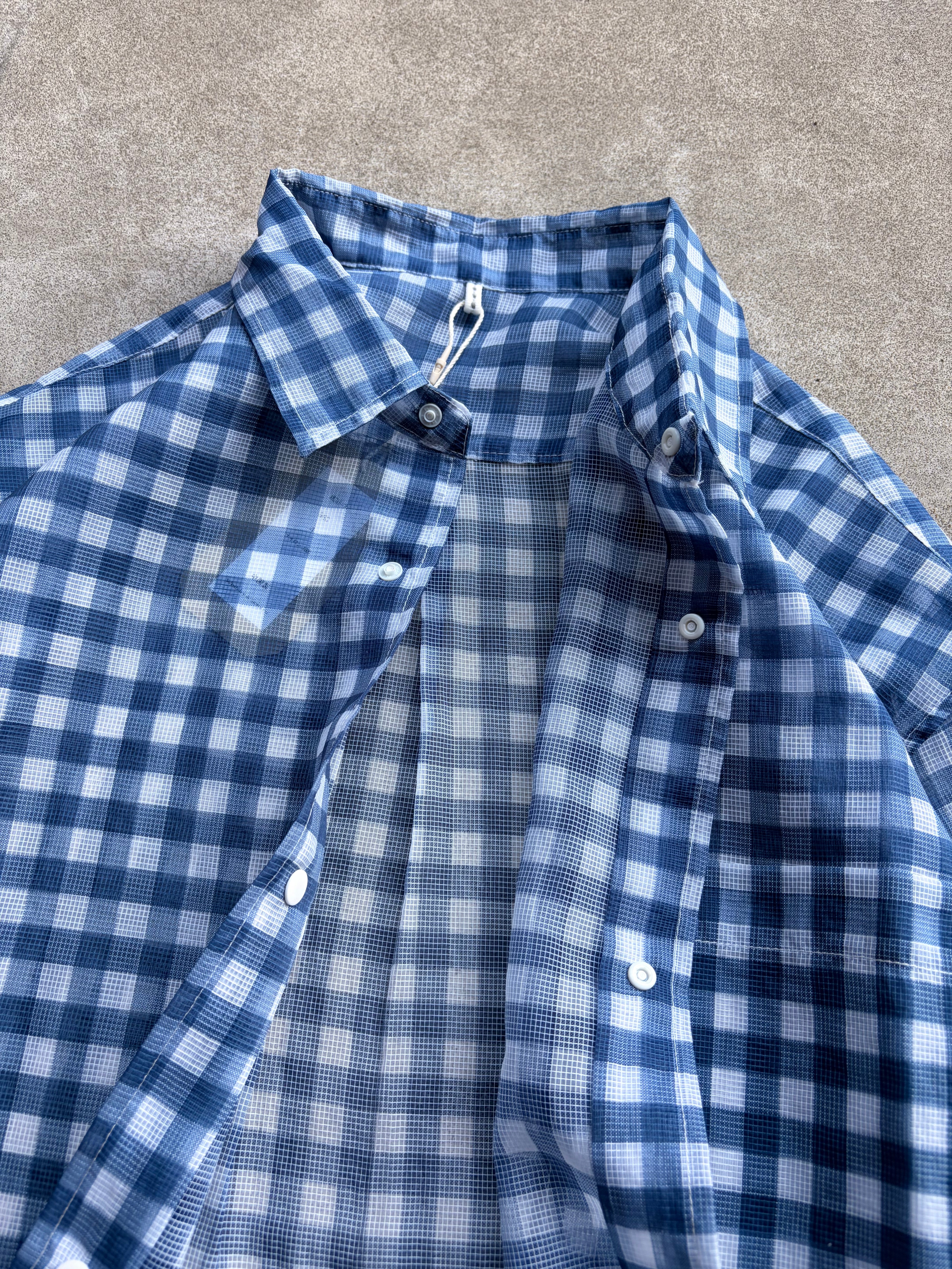 迷迭香 マンネンロウ / MESH OVER SHIRT メッシュ オーバー シャツ