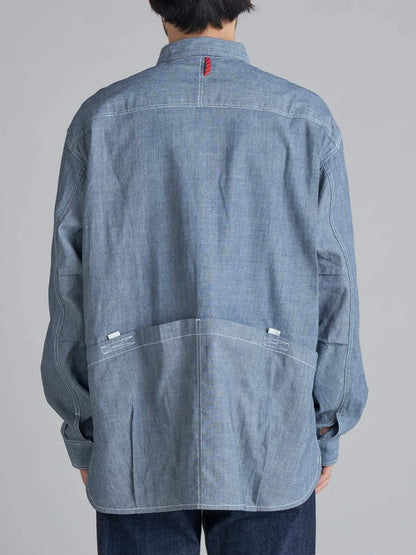 【SALE】NANGA ナンガ / Hinoc Chambray Field Shirt ヒノックシャンブレーフィールドシャツ