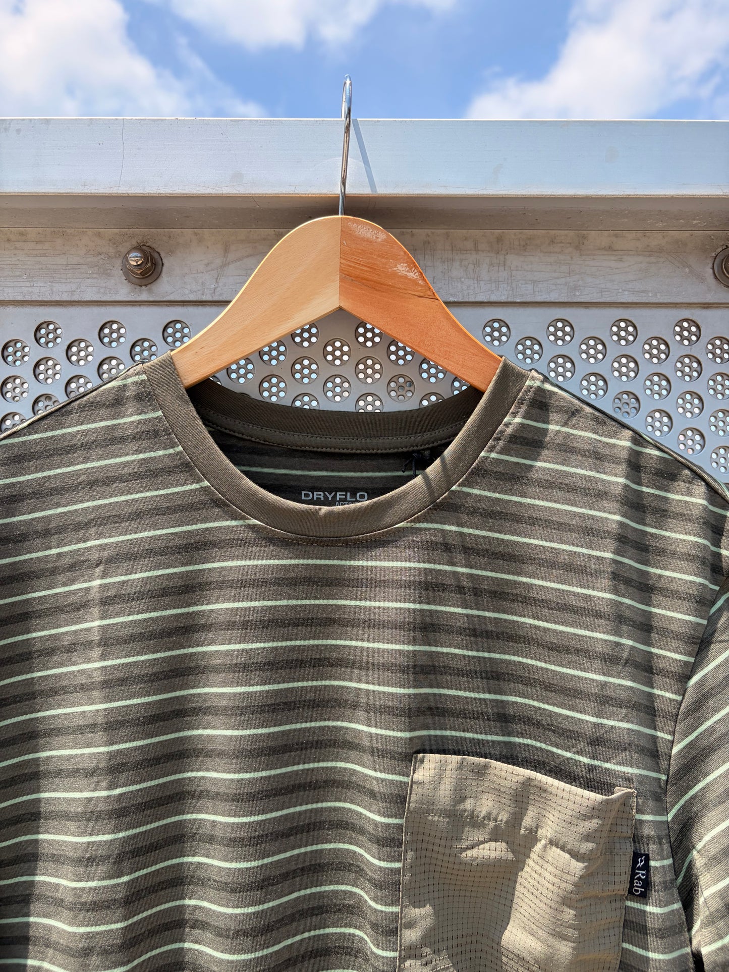 Rab ラブ / Rivelin Stripe Pocket Tee リベリン ストライプ ポケット ティー