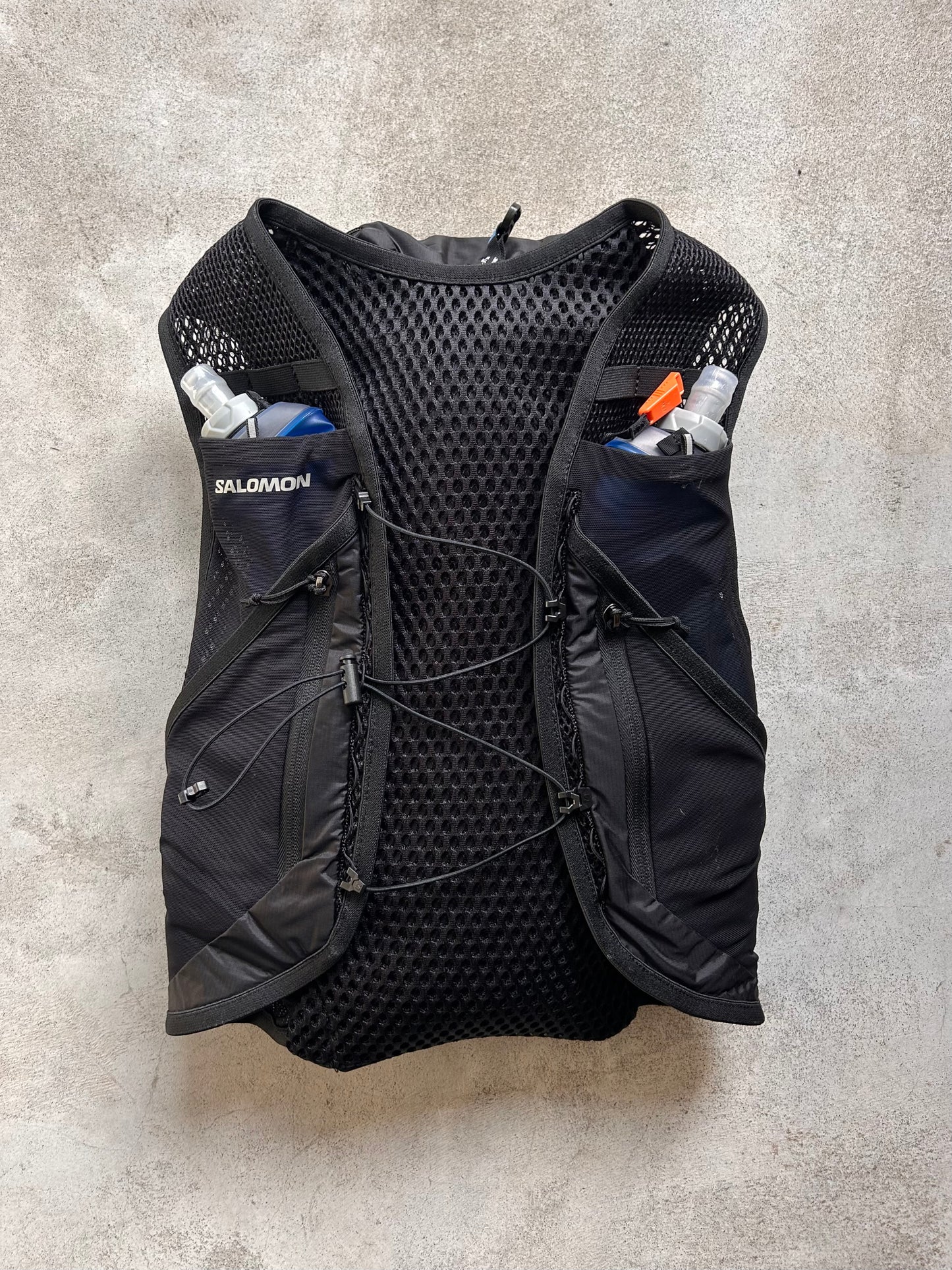 SALOMON サロモン / ACTIVE SKIN 12 WITH FLASK アクティブ スキン 12 ウィズ フラスク ブラック