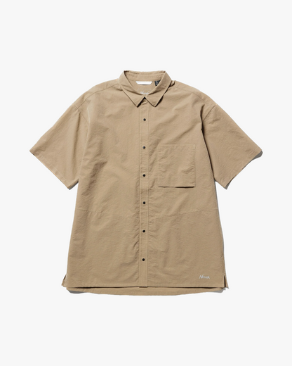 【SALE】NANGA ナンガ / DOT AIR® COMFY S/S SHIRT / ドットエア コンフィー ショートスリーブシャツ