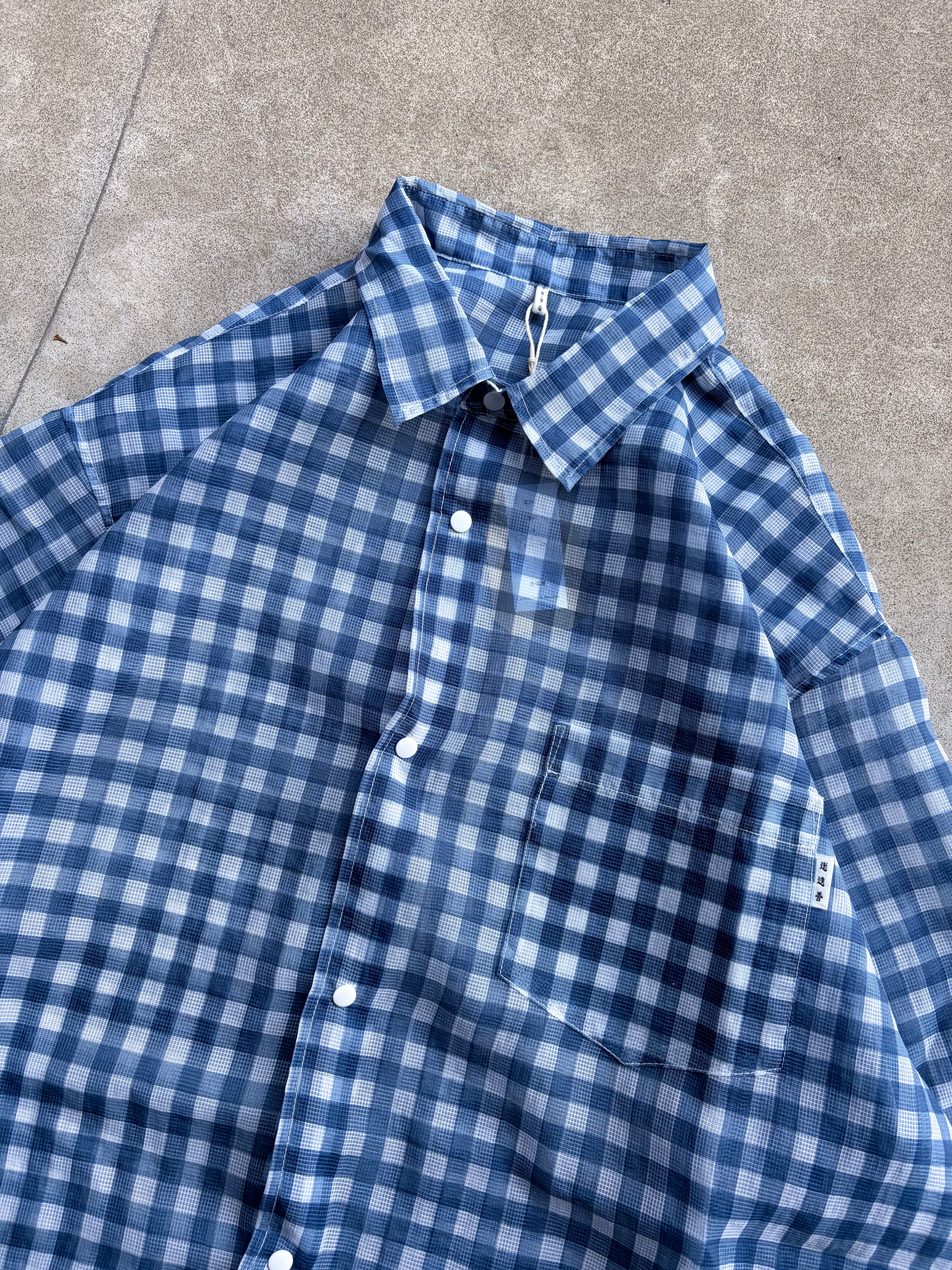 迷迭香 マンネンロウ / MESH OVER SHIRT メッシュ オーバー シャツ