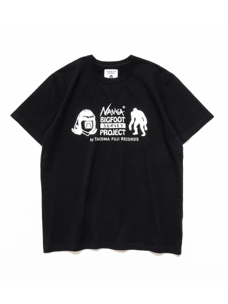 NANGA ナンガ / NANGA×TACOMA FUJI RECORDS BIGFOOT SURVEY PROJECT LOGO TEE / ナンガ×タコマフジレコード ビッグフットサーベイプロジェクト ロゴティー