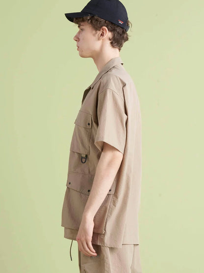 【SALE】NANGA ナンガ / AIR CLOTH UTILITY PK SHORT SLEEVE SHIRT エアクロスユーティリティーピーケースリーブシャツ