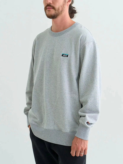 NANGA ナンガ / ECO HYBRID MINI BOX LOGO EMBROIDERY SWEATSHIRT(UNISEX) エコハイブリッド ミニボックスロゴ エンブロイダリー スウェットシャツ(ユニセックス)