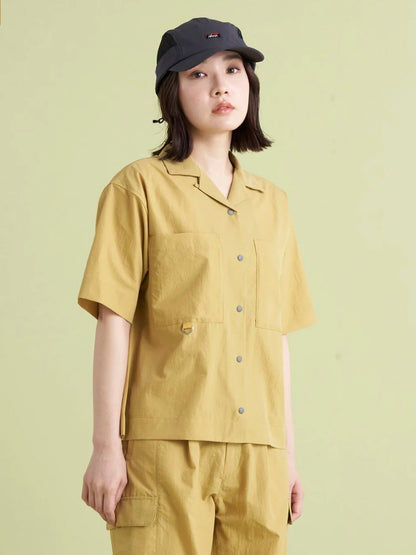 【SALE】NANGA ナンガ / DOT AIR® COMFY S/S SHIRT W ドットエア コンフィー ショートスリーブシャツ (ウィメンズ)