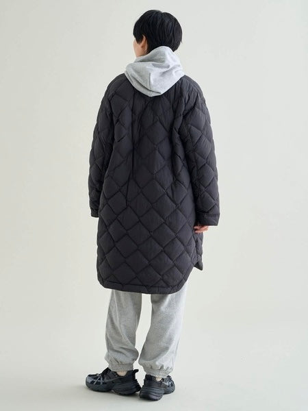 NANGA ナンガ / RIB COLLAR QUILTED DOWN COAT W(WOMEN) リブカラーキルティッド ダウンコート (ウィメンズ)