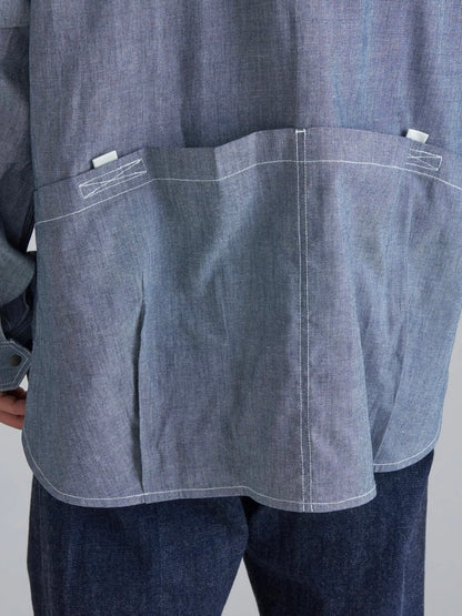 【SALE】NANGA ナンガ / Hinoc Chambray Field Shirt ヒノックシャンブレーフィールドシャツ