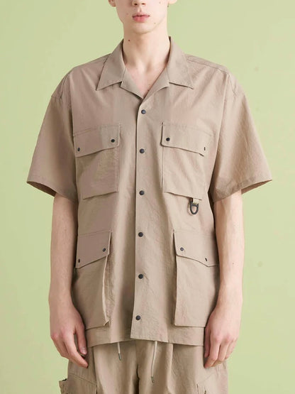 【SALE】NANGA ナンガ / AIR CLOTH UTILITY PK SHORT SLEEVE SHIRT エアクロスユーティリティーピーケースリーブシャツ