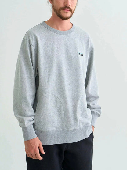 NANGA ナンガ / ECO HYBRID MINI BOX LOGO EMBROIDERY SWEATSHIRT(UNISEX) エコハイブリッド ミニボックスロゴ エンブロイダリー スウェットシャツ(ユニセックス)