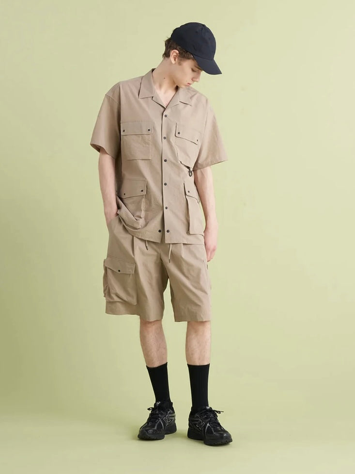 【SALE】NANGA ナンガ / AIR CLOTH UTILITY PK SHORT SLEEVE SHIRT エアクロスユーティリティーピーケースリーブシャツ