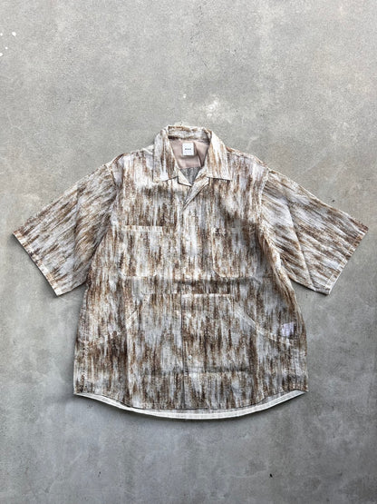迷迭香 マンネンロウ / NYLON MESH HALF SLEEVE SHIRT ナイロン メッシュ ハーフ シャツ