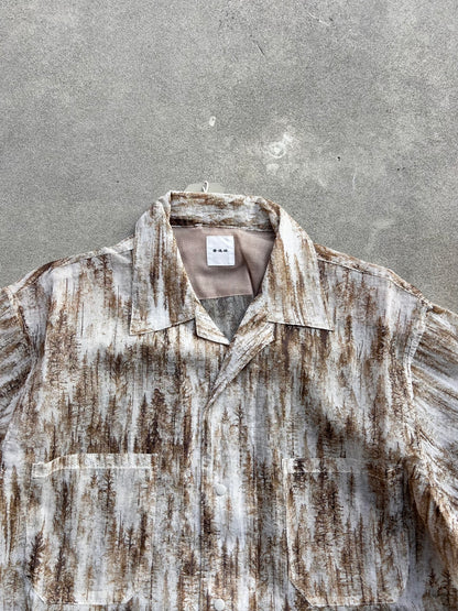 迷迭香 マンネンロウ / NYLON MESH HALF SLEEVE SHIRT ナイロン メッシュ ハーフ シャツ