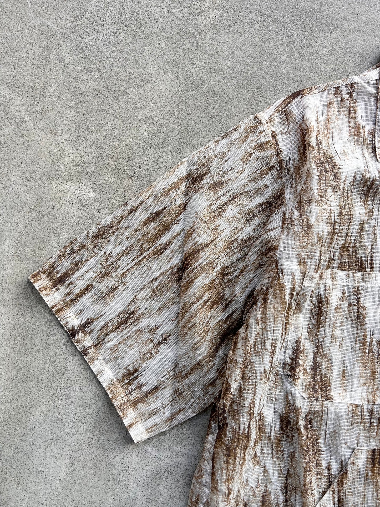迷迭香 マンネンロウ / NYLON MESH HALF SLEEVE SHIRT ナイロン メッシュ ハーフ シャツ