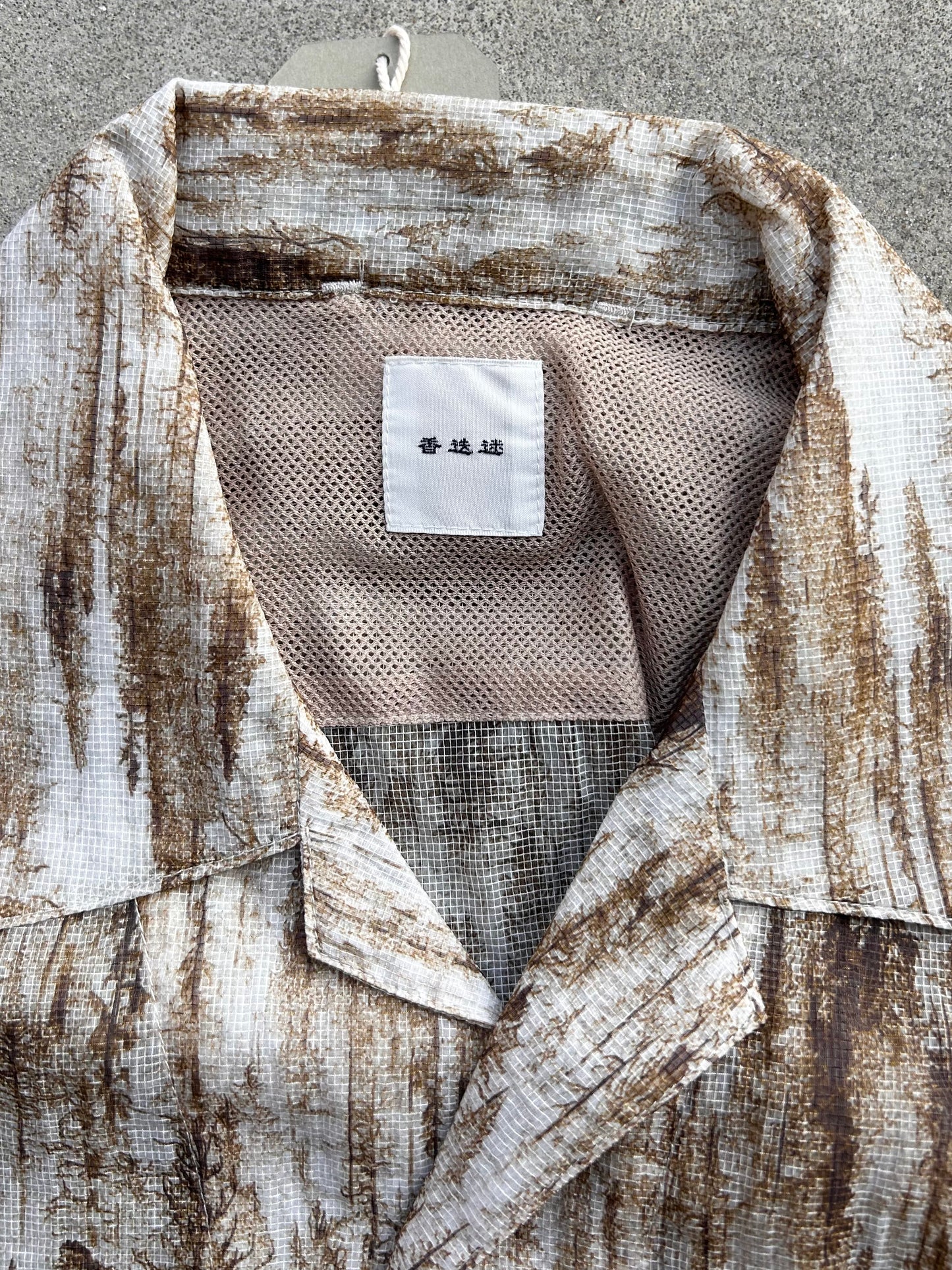 迷迭香 マンネンロウ / NYLON MESH HALF SLEEVE SHIRT ナイロン メッシュ ハーフ シャツ