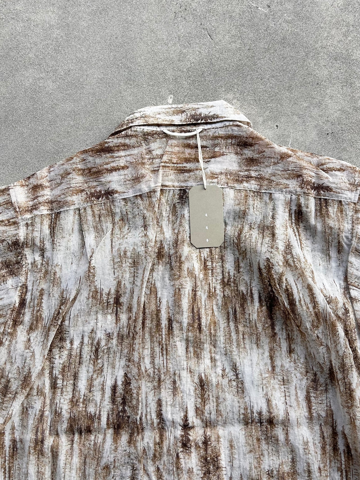 迷迭香 マンネンロウ / NYLON MESH HALF SLEEVE SHIRT ナイロン メッシュ ハーフ シャツ