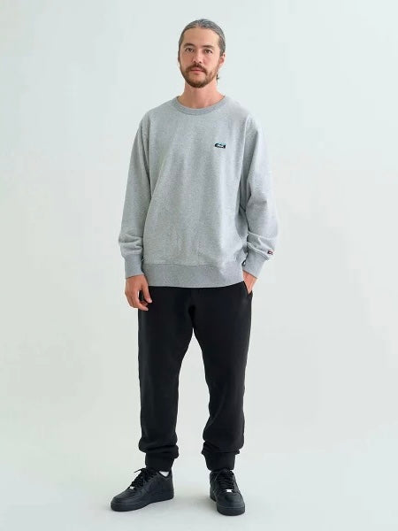 NANGA ナンガ / ECO HYBRID MINI BOX LOGO EMBROIDERY SWEATSHIRT(UNISEX) エコハイブリッド ミニボックスロゴ エンブロイダリー スウェットシャツ(ユニセックス)