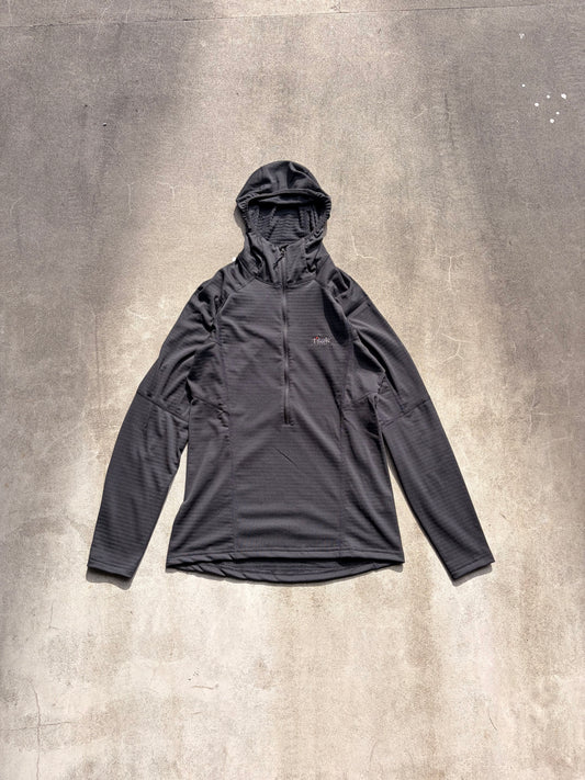 Tilak+POUTNIK ティラック ポートニック / Mera Sweatshirt Hooded メラ スウェットシャツ フーデット BLACK ブラック